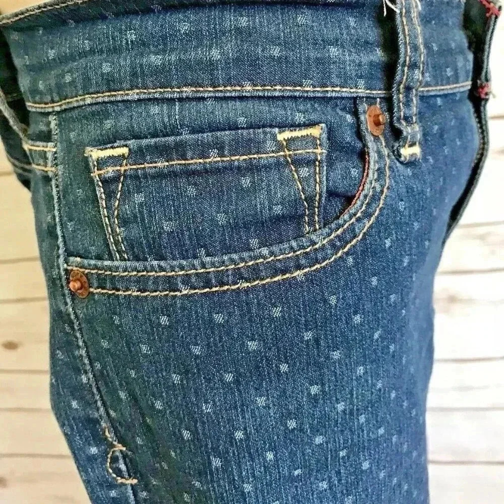 LUCKY BRAND Women Charlie Skimmer Dark Wash Denim Blue Jean Pants Size 8/29 - Picture 3 of 11